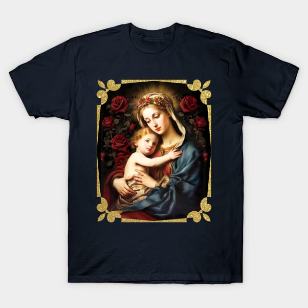 The Madonna and Child T-Shirt by MARK ASHKENAZI